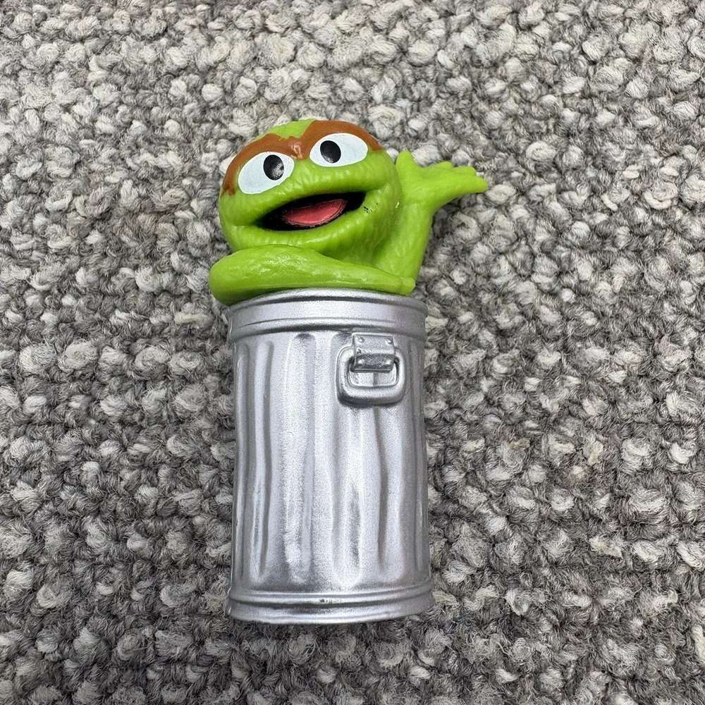 Sesame Street PVC Characters 5 In All Cookie Monster Grouch Elmo Abby Deco